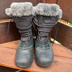 Columbia Black Fur-Lined Boots